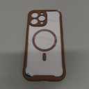 Miracase Magnetic for iPhone 16 Pro Max Case 6.9'' [Compatible with MagSafe] Full-Body Phone case with Built-in Glass Screen Protector & Camera Protector, Drop Proof 16 Pro Max Cover, Brown