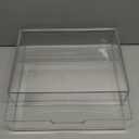 Large All Purpose Full Depth Drawer Organizer, Clear Plastic Storage Tray