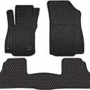 Car Floor Mats Custom Fit for Buick Encore 2024 2023 2022 2021 2020 2019 2018-2013 /Chevrolet Chevy Trax 2014-2023 Odorless Washable Rubber All Weather Floor Liner Black