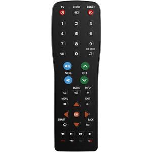 Waterproof Universal TV Remote Control for TV, Audio System, Cable/Satellite Box, DVD Player, Roku TV, Apple TV, Easy Clean - 2 in 1