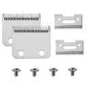 2Pack Hair Replacement 1045 Blades Set Compatible with Wahl Trimmers 9100, 9200, 9400, 9600, 9700, 8640-500, 8645-500, 8643-500, M/C, S/C,79470