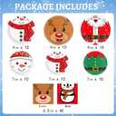 Oigco 100Pcs Christmas Party Supplies Kit - Serves 30 Guests, Including Dinner Plates, Dessert Plates, and Napkins, Perfect for Any Xmas Party Supplies Party Decorations