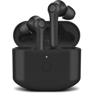 Monster Verse True Wireless Earbuds with Charging Case, Bluetooth 5.0 in-Ear Stereo Headphones, Built-in Mic for Clear Calls, USB-C Quick Charge (Black)