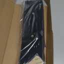 Silicone Magnetic Over the Stove Shelf for Back of Stove - Magnetic Stove Top Shelf and Over Stove Shelf, Over Oven Shelf for Top of Stove, Over the Stove Spice Rack, Includes 6 Extra Plates (Black)