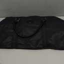 Large Capacity Travel Bag For Summer Lightweight Zipper Travel Bag Portable Sports Yoga Independent(Black) Pack Of 2