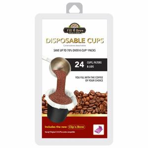 Fill 'n Brew, Disposable Cups - 24 ct