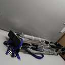 48-64 Inch Aluminum Alloy Drywall Stilts with Sliver/Black for Working at High Places (Black,48-64 Inch)