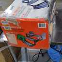 Lippert 24" Radius Triple Manual RV Steps, 9" Rise for 5th Wheel RVs, Travel Trailers and Motorhomes, Anti-Slip Stepping Surface - 1774401