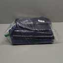 6 Pack Extra Heavy Duty Large Moving Bags with Strong Zipper & Comfortable Handles, Sturdy & Durable Clothes Storage Bags Totes Bins, Blue Packing Moving Boxes for College Supplies, Dark Blue