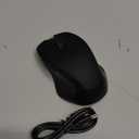 Mouse for MacBook Wireless Bluetooth Mouse Laptop MacBook Air Mac Pro Rechargeable Silent PC iPad Optical Mouse with Jiggler Dual Mode Switch Bluetooth 5.2/3.0 and 2.4GHz USB Type-C Receiver Black