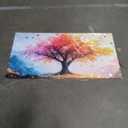 Alsingbago Large Colorful Tree Canvas Wall Art for Living Room Bedroom Home Office Orange and Pink Tree Picture Modern Artwork Ready to Hang Size 24x48