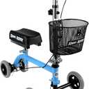 KneeRover Kids Knee Walker Child Knee Scooter for Small Adults for Foot Surgery, Broken Foot, Ankle Injuries - Lightweight Pediatric Knee Scooter for Broken Ankle (Light Blue)