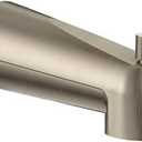 Moen Tub Spout for Shower or Bathtub, 7-Inch Spout Length, Brushed Nickel, 3839BN