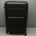 Samsonite Freeform 24-Inch Medium Luggage with Dual 360 Spinner Wheels - Checked Suitcase - TSA Lock, Airline-Approved - Durable Polypropylene Expandable Hardshell for Lightweight Travel - Black