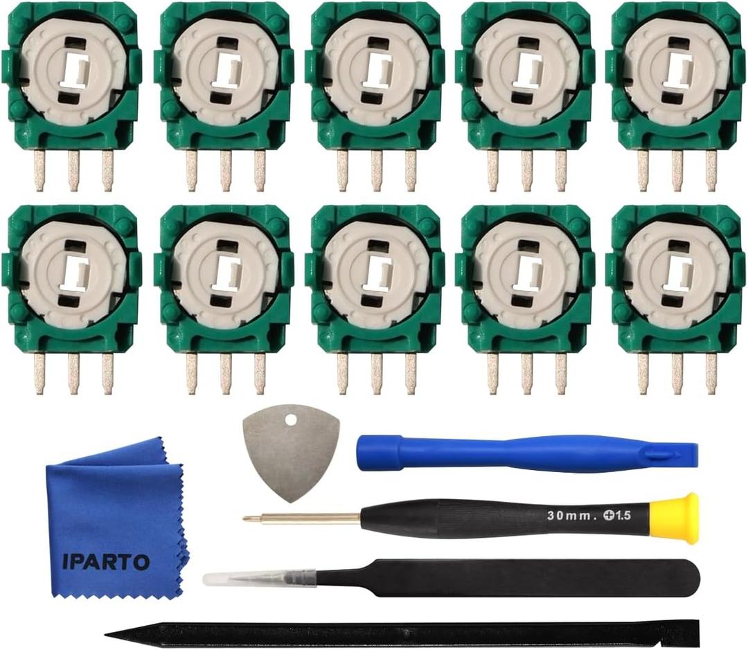 10 Pack 2K3 Ohm Potentiometer Replacement for Sony PlayStation 5 PS5 Dualsense / PS4 DualShock Controller Trim Pot Resistor Thumbstick Module Sensor for ALPS Analog Joystick (10 Pack)