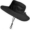 Outdoor Wide-Brim Sun Hat Men Women Sun Protection with Breathable Mesh - Bucket Hat for Fishing, Beach, Hiking, and Travel