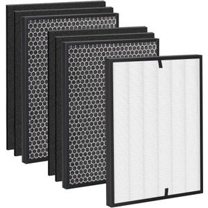 3000 Replacement Filters Compatible with Air Doctor 3000 Serie Air Purifier, Include 1 FLliter, 2 Activated Carbn and 4 Extra Carbn Pre-Filters