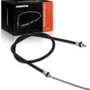 A-Premium Rear Driver Side Parking Brake Cable Assembly Compatible with Ford Models: E-150 E150, E-150 Club Wagon, E-150 Econoline, E-150 Econoline Club Wagon - Replace# YC2Z2A635BA