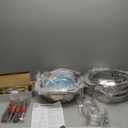 Chafing Dishes for Buffet 4 Pack, 6QT Round Chafing Dishes for Buffet [Elegant Gold and Silver Colors] Stainless Steel Chafing Dish Buffet Set for Any Party