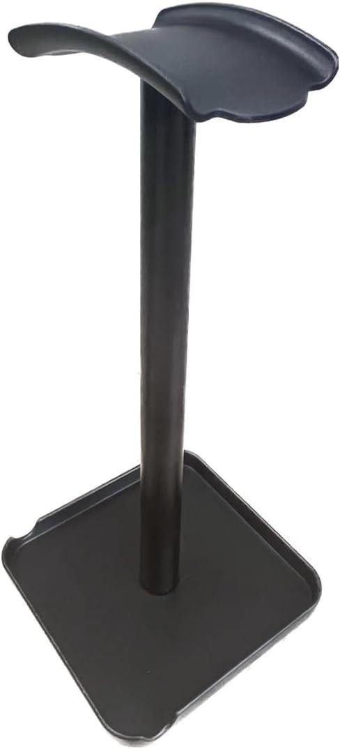 Riwbox Headphone Holder kidss Headphones Holder Game Headset Holder Aluminum Support bar Flexible headrest Non-Slip Multifunctional Headset Holder Suitable for All Headphones (Black)