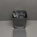 Bathroom Accessories Set - Gorgeous Grey Bathroom Set, 10PC Bathroom Accessory Set, Gray Bathroom Accessories Set, Trash Can, Qtip Holder Dispenser & Soap Dispenser