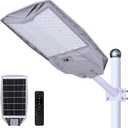 8000W Solar Street Light 6500K 800000LM  Auto On/Off Dusk to Dawn Solar Street Light, IP65 Waterproof, Motion Sensor for Outdoor Security, Suitable for Parking Lots, Backyards