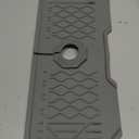 Extra Thick Silicone Faucet Mat for Kitchen & Bathroom Sink 17" x 6" Sink Splash Guard & Drip Catcher, Fast Drain Slope Design, Non-Slip, Flexible Silicone, Universal Fit