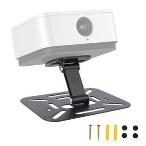 lasuroa Projector Foldable Stand, Mini Projector Mount for Desktop/Ceiling/Wall, Adjustable Holder Compatible with QKK, DR.J, DBPOWER, Anker, AAXA, Jinhoo, PVO, TMY (Black)