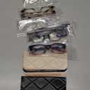 CCVOO 0.5 Oprah Style Reading Glasses for Women, Stylish Eyeglasses, Blue Light Readers for Women, Cheaters, (A1 Mix)