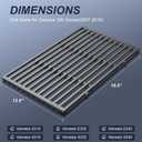 Uniflasy 19.5" Grill Parts for Weber Genesis Grill Grates for Weber Genesis 300 Series E310 E320 E330 S310 S320 S330 EP310 Cast Iron Cooking Grates Replacement for Parts 7524 7528, Pack of 1 