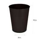 Bath Bliss 5 Liter Small Wastebasket | Round Open Top | Trash Can | Bathroom | Bedroom | Kitchen | Office | Dorm | Disposal Waste Bin | Garbage | Oil Rubbed Bronze