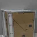 KINLINK 4x6 Picture Frame Silver Set of 4, Wooden Photo Frames with Plexiglass for 4x6 without Mat for Table and Wall Display