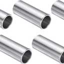 uxcell 5pcs Stainless Steel Spacer 1/2" Bore x 5/8" OD x 1-1/2" Length Screw Standoff Bushing Plain Finish Round Metal Spacer for 1/2 Screws Bolts and Rods