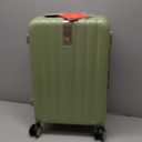 Hanke 20 Inch Expandable Carry on Luggage 22x14x9 Airline Approved Lightweight PC Hard Shell Suitcases with Wheels Travel Luggage Rolling Suitcase Travel Luggage Bag for Weekender(Bamboo Green)