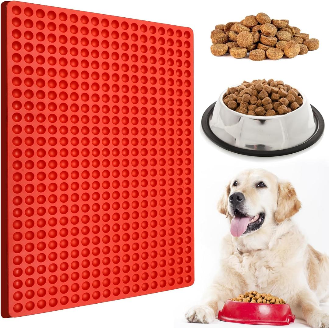 Palksky 468-Cavity Mini Round Silicone Mold/Chocolate Drops Mold/Dog Treats Pan/Semi Sphere Gummy Candy Molds for Ganache Jelly Caramels Cookies Pet Treats Baking Mold (1 Cavity - 0.02 Oz)