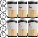 6pcs FS20313 Fuel Water Separator Filter Replacement for Volvo D11 D13 D13TC, for Mack MP7 MP8 MP8, 20514654 24009059 24009058