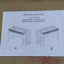 KEIKI Twin Size Metal Loft Bed Frame with Convertible Staircase, Built-in Storage Shelves & Wardrobe, Loft Bed with Solid Slats & Guardrail, No Box Spring Required, Easy Assembly, for Bedroom, White