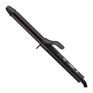 ANNLARY 1.25 Inch Curling Iron, 1 1/4 Titanium Ceramic Hair Curler, Fast Heating Curling Wand with 8 Heat Settings with LED Display for All Hair Types Dual Voltage 110240V for Travel
