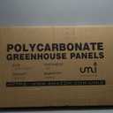 UMIG 12 PCS 4' x 2' x 0.32'' Polycarbonate Greenhouse Panels, Twin-Wall Waterproof UV Protected Corrugated Plastic Roof Panels Sheets, Clear Replacement Panels for Greenhouse, Outdoor, Plant