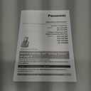 Panasonic Cordless Phone 2 Handsets System Expandable with Amber Backlit Display – KXTGC352B (Black)