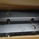 1 Set SHLPDFM Black Fabricated Aluminum Tall Valve Covers with 1.250" Breather Holes Fits for Small Block Chevy SBC 283 305 327 350 383 400 V8 Engines 1958-86