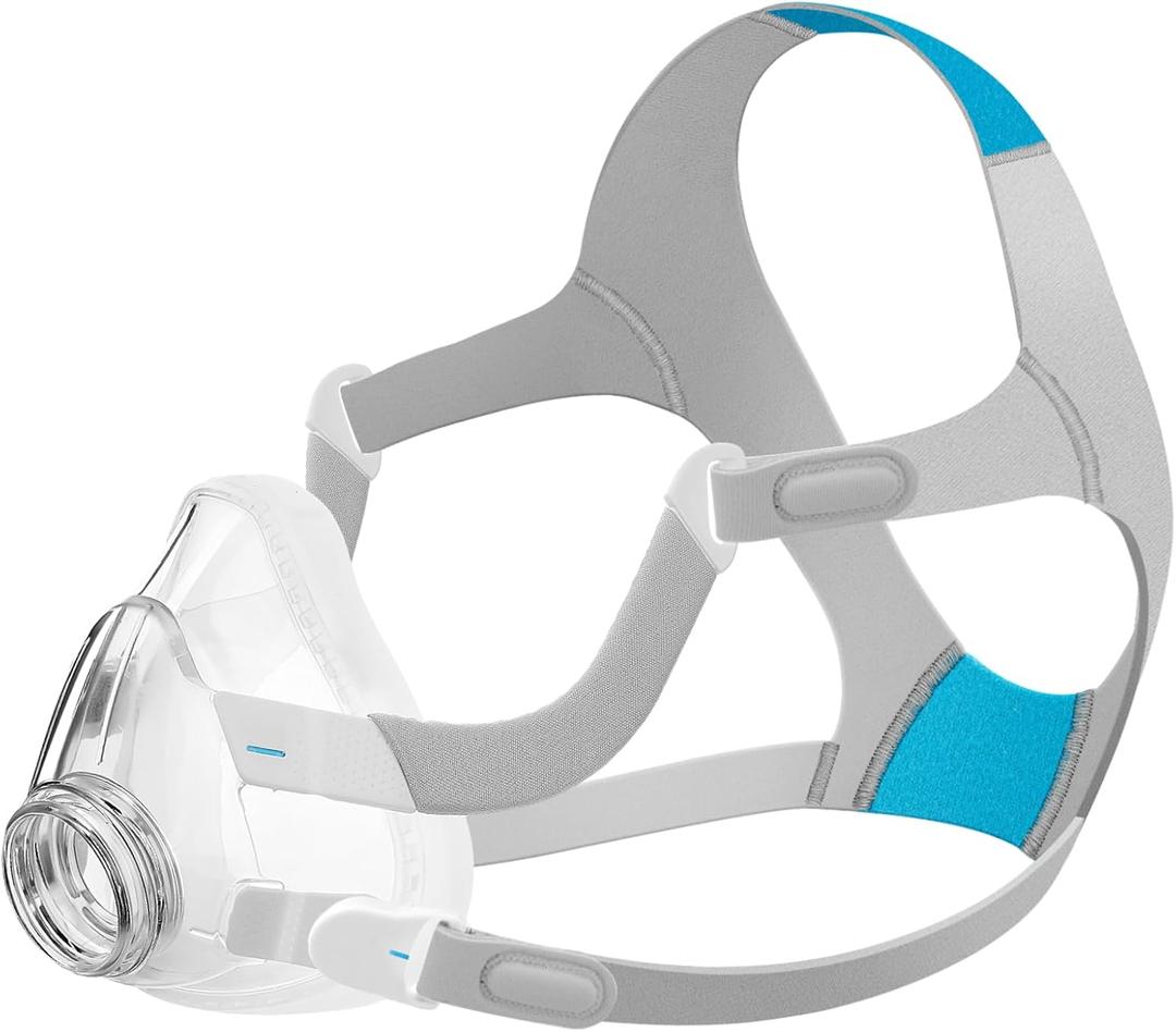 Replacement Frame Set for AirFit F20 - Includes Cushion, Frame, Headgear with Clips(No Elbow) - Reliable Seal, Comfortable Fit, and Great-Value Replacement Supplies (Medium)