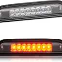 Third 3rd Brake Light LED for 1995-2015 Toyota Tacoma, High Mount Rear Brake Lights Assembly for 95-15 Tacoma, Waterproof Center Cab Lamp Stop Light (Smoked Lens)