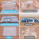 20 Pack Vacuum Storage Bags with Electric Air Pump, Vacuum Sealed Storage Bags (3Cube/3Jumbo/4Large/5Medium/5Small), Space Saver Bag for Clothes, Blanket, Duvets, Pillows, Mattress,Comforters, Travel