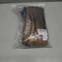 QooNoo Women Fleece Lined Tights High Waisted Pantyhose Opaque Black Sheer Translucent Winter Warm Leggings Shapewear (X-Small, Footed Fishnet)