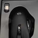 Redragon M656 Gainer Wireless Gaming Mouse, 4000 DPI 2.4Ghz Wireless Mouse w/ 5 DPI Levels, 7 Macro Buttons, Red LED Backlit & Pro Software/Drive Supported, for PC/Mac/Laptop