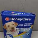 HONEY CARE All-Absorb A25 Male Dog Wrap, 50 Count, Medium, White