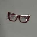 FEISEDY Fashion Cat Eye Blue Light Blocking Glasses for Women Fake Retro Eyeglasses Oversized Stylish Eyewear Frame B0240