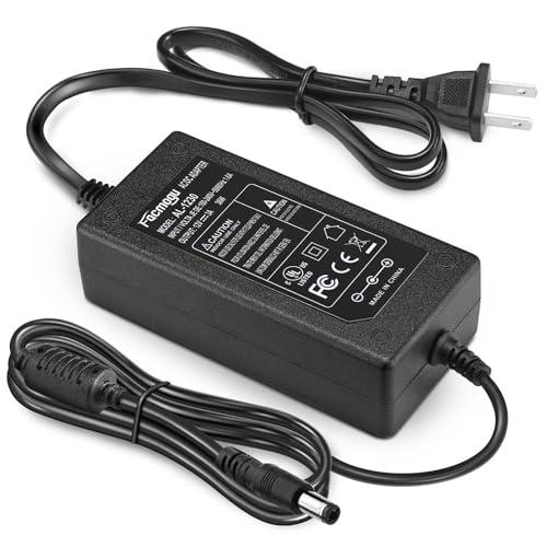 Facmogu DC 12V 3A Power Adapter, 100-240V AC to DC 12V 3A 36W Power Suppy with Barrel Connector 5.5x2.5mm & 5.5x2.1mm, 12 Volt 3 Amp Desktop Adpater 12V Switching Transformer AC/DC Power Converter