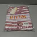 BTFBM Casual Women Spring Dresses 2025 Sleeveless Striped Midi Button Down Dress Ribbed Knit Cardigan Cover Up Dress (M)